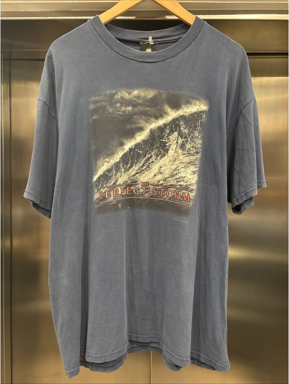 Vintage 2000 The Perfect Storm Movie Promo T-Shirt Sz XL